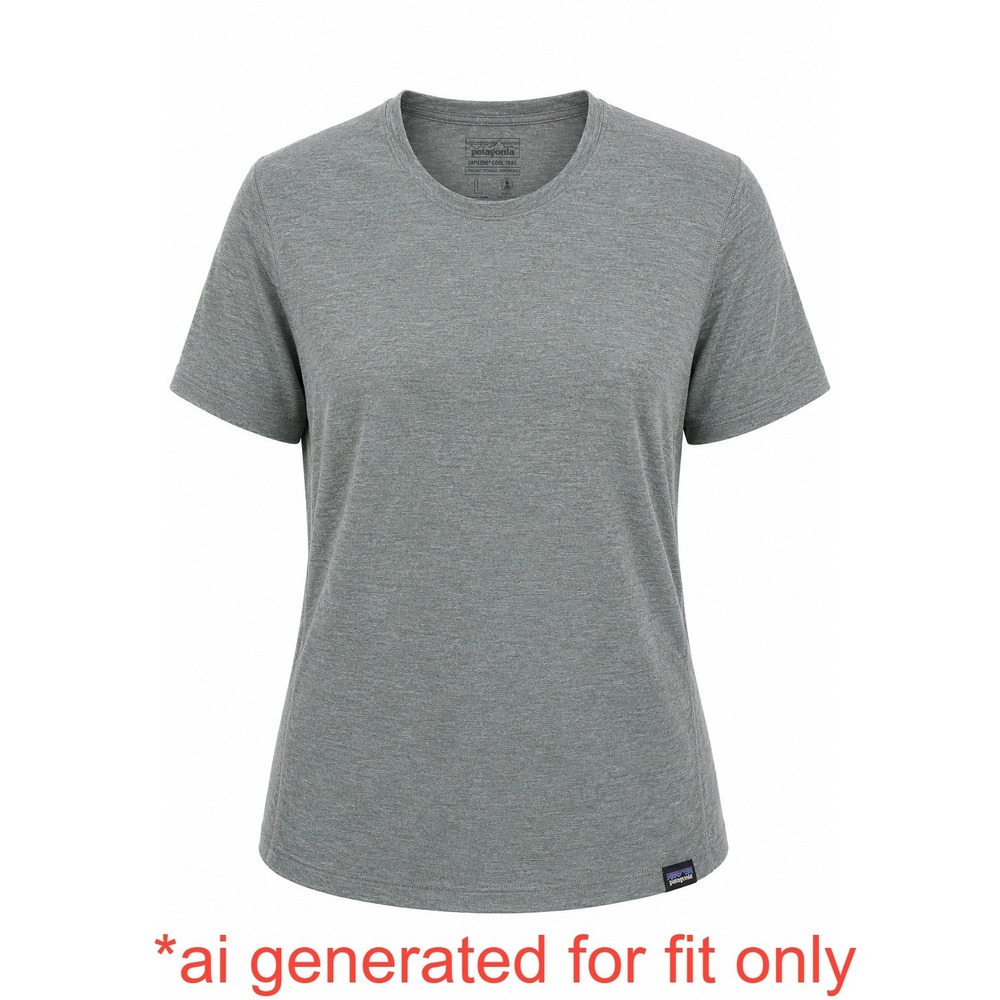 Patagonia Capilene Cool Trail Quick Dry T-Shirt Men's L Forge Gray